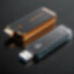 Comparative analysis chart between flash drives and external SSDs