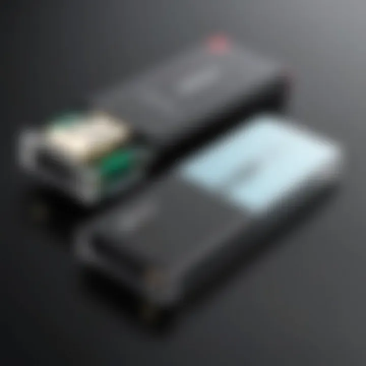 Cost comparison infographic of flash drives and external SSDs
