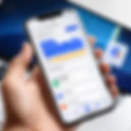 User interface of Google Backup on iPhone