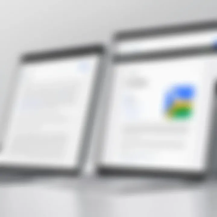 Comparison between Google Docs and traditional software