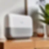 Sleek and modern design of Google Home Max
