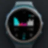 Close-up view of the Halo Fitness Tracker displaying health metrics