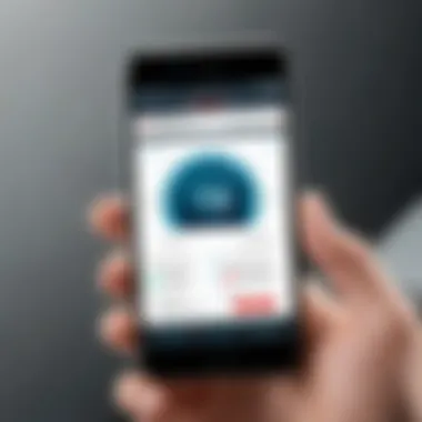 User Interface of the Honeywell Leak Detector App