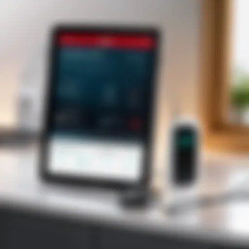 Smart Leak Detector Displaying Alerts