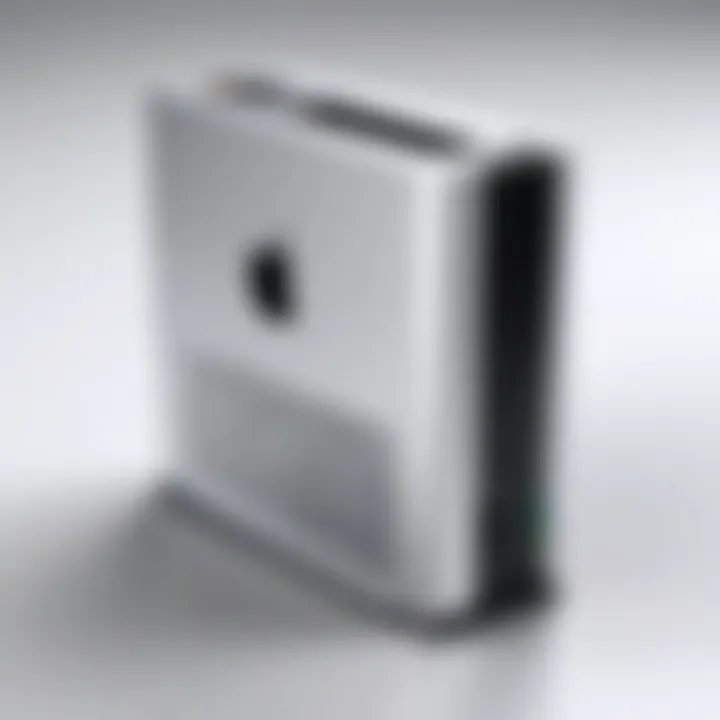 External hard drive connected to a Mac