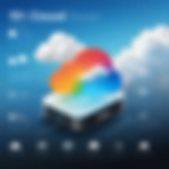 Infographic comparing iCloud Drive with other cloud storage services