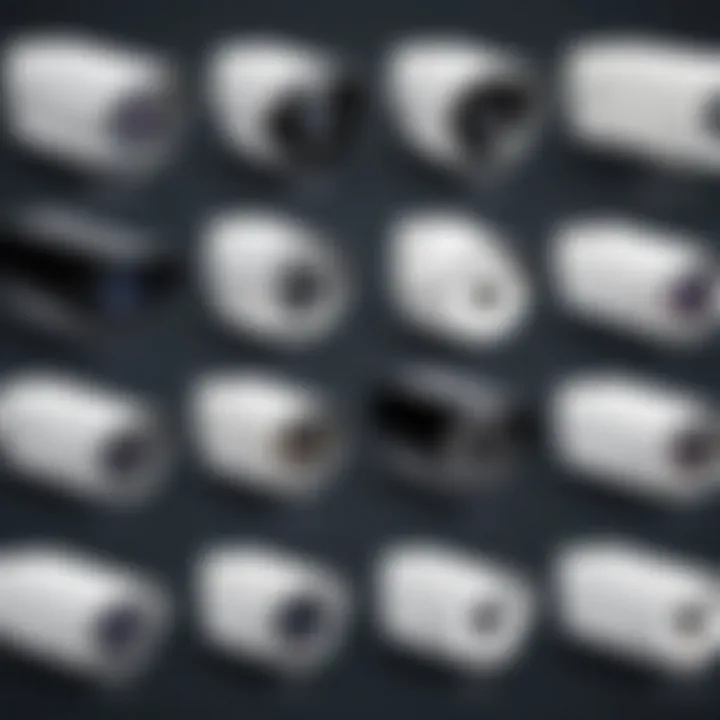 Security Camera Features Comparison Comparison chart of security camera features