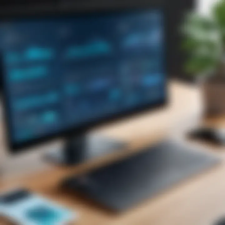 User interface examples of project management tools