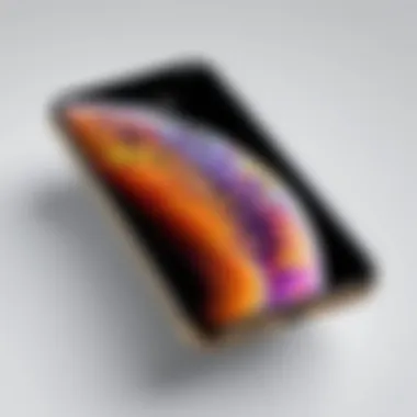 iPhone XS showcasing its sleek design