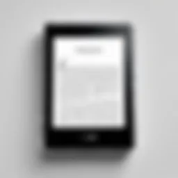 Kindle Paperwhite ten-inch showcasing sleek design