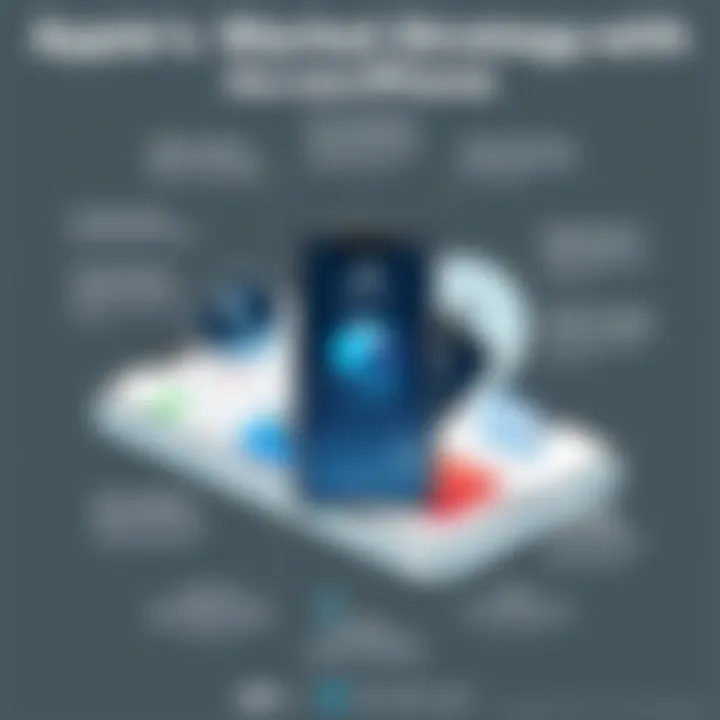 Infographic depicting Apple's market strategy with the new iPhone.