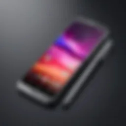 Elegant design of the Moto G Stylus showcasing its premium finish