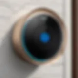 Detailed view of the Nest Doorbell 3rd Generation