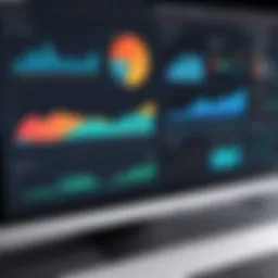 User interface of accounting software showcasing dashboard features