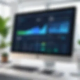 Dynamic interface showcasing billing software features