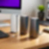 Netgear WiFi Mesh Extender on a desk