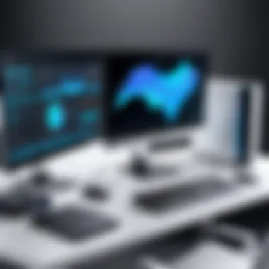 A sleek, modern computer setup showcasing optimal performance