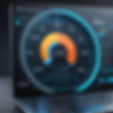 A graphical representation of software updates enhancing system speed
