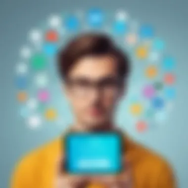 Visual representation of mental health benefits