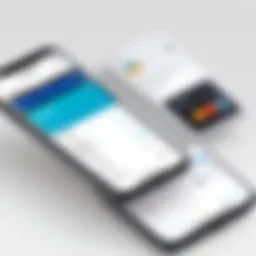 Visual representation of a mobile app interface for receipt tracking