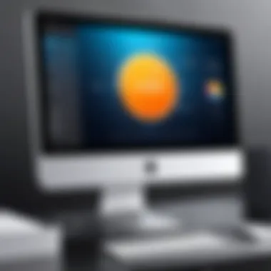 My Mac Cleaner Interface Features A sleek representation of My Mac Cleaner interface showcasing its features.