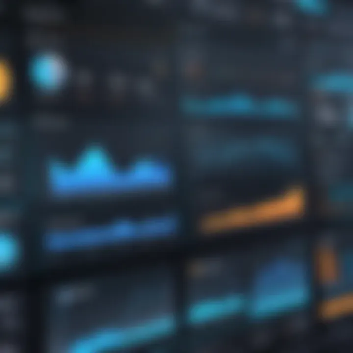 Dashboard showcasing project progress