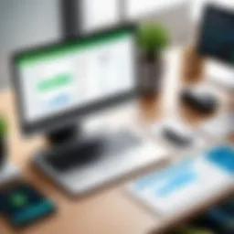 User interface of QuickBooks Go Payment showcasing features