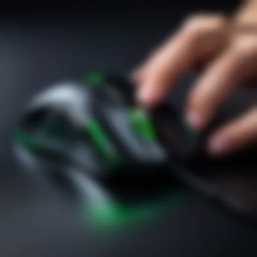 Razer Naga Pro Wireless Gaming Mouse showcasing its ergonomic design