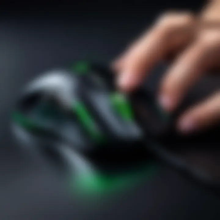 Razer Naga Pro Wireless Gaming Mouse showcasing its ergonomic design