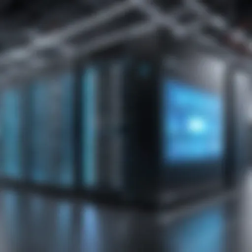 Diagram of Remote Data Center Internet Protocol architecture