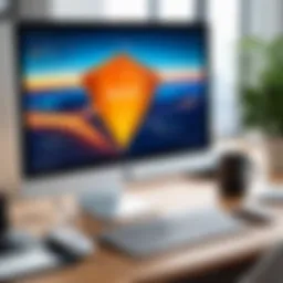 Visual representation of remote desktop connection