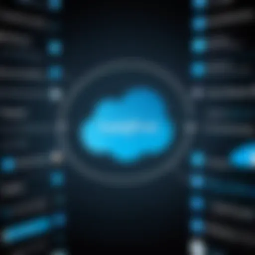 Salesforce and Tableau logos merging