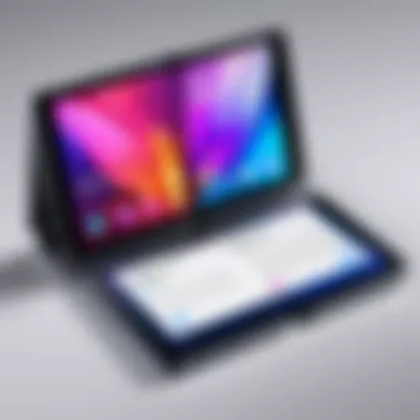 Innovative Design of Samsung Fold Samsung Fold prototype showcasing innovative design