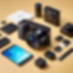 Samsung Smart Camera unboxing with accessories