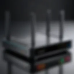 High-performance router with advanced features