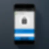 Microsoft Authenticator app interface on iPhone