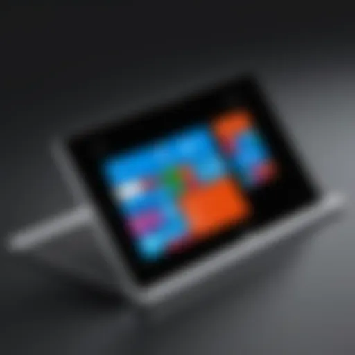 Compact Windows tablet showcasing sleek design
