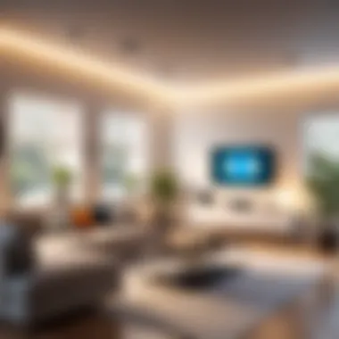 Setup of a smart home with Wi-Fi and lighting technology