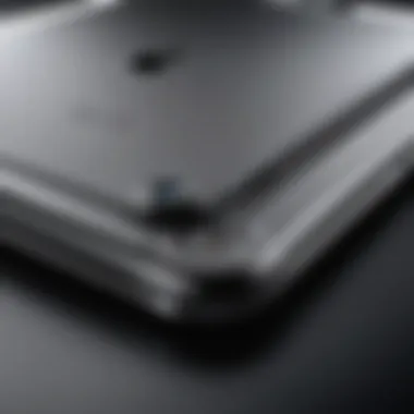 Close-up of the material quality used in the Speck case.