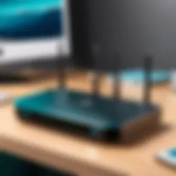 Router interface showcasing Surfshark VPN settings