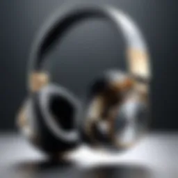 Elegant design of JB Lab headphones showcasing premium materials