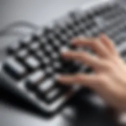 An ergonomic one-hand keyboard designed for maximum comfort and efficiency.