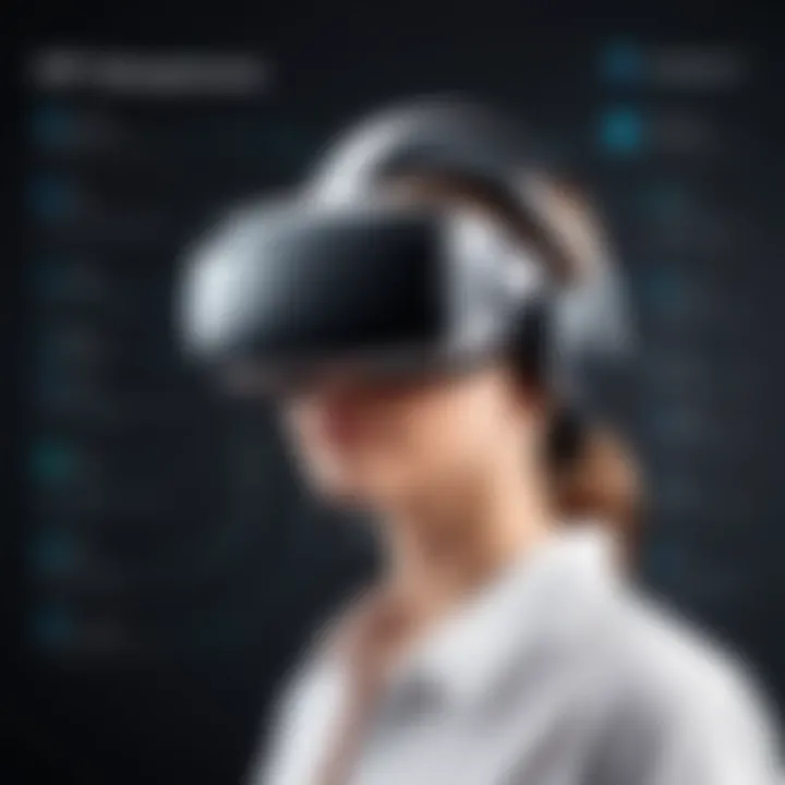 Comparison chart highlighting features and specifications of leading VR headsets.