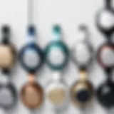 An array of budget noise cancelling headphones on display