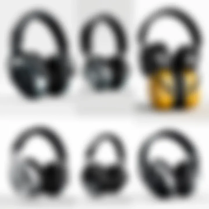 Comparison chart of various budget noise cancelling headphones