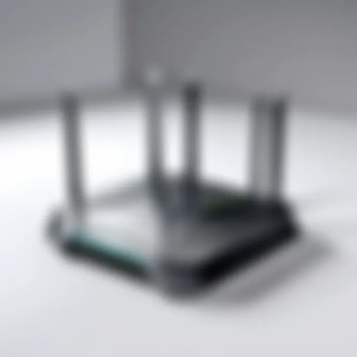 Visualization of security features in TP-Link tri-band routers