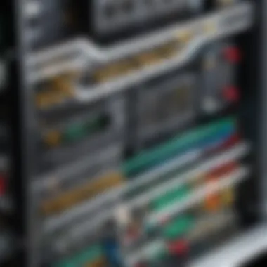 Graphic representation of network hardware issues