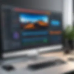 Illustration showcasing essential features of screen recording software