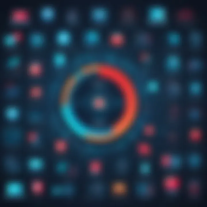 Visual representation of malware types