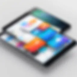 Visual representation of iCloud Drive interface